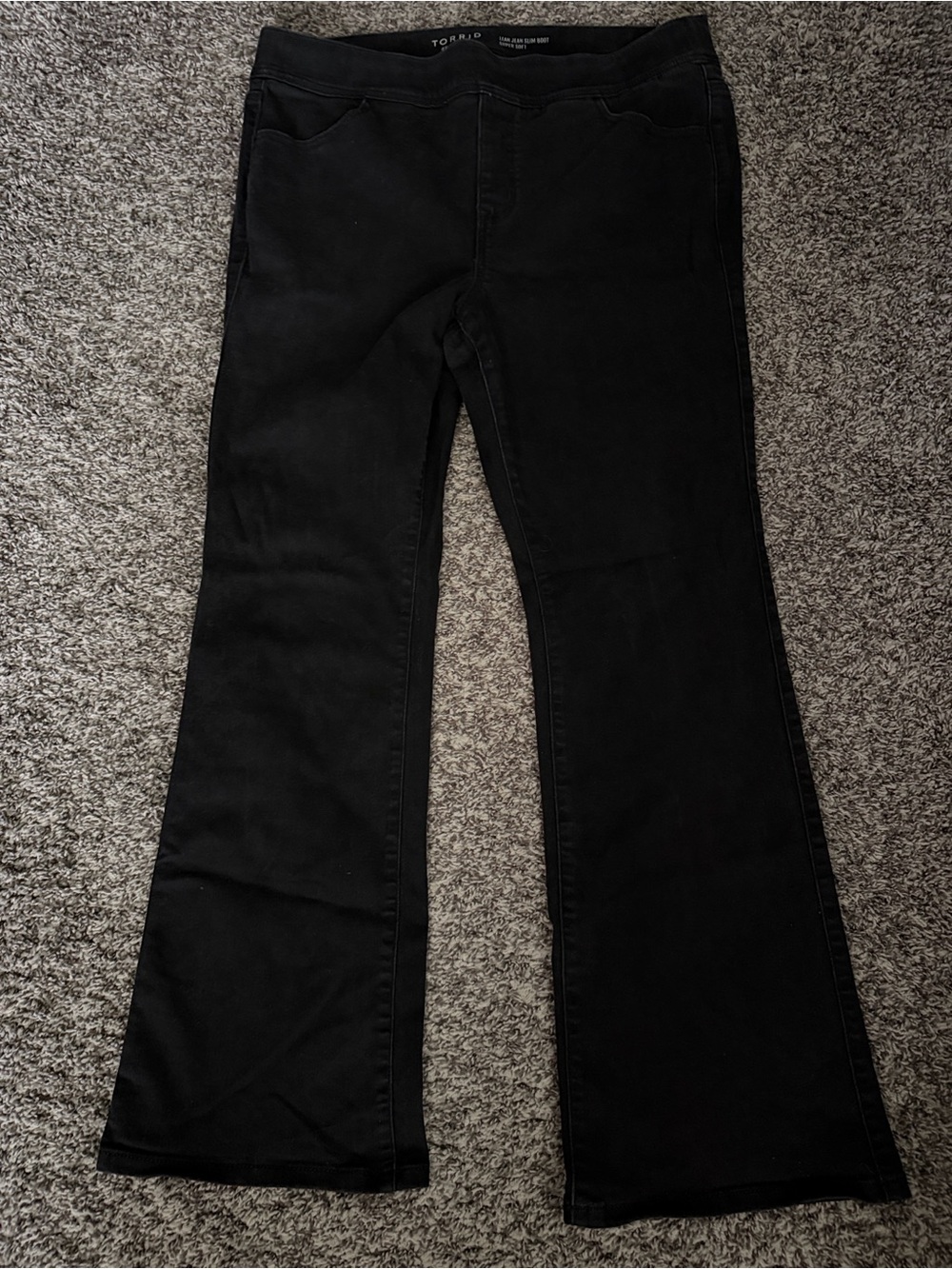 Torrid Black Bootcut Pull-On Jeans